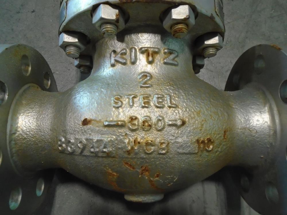 Kitz 2" 300# WCB Globe Valve 300 SCJS